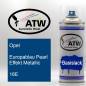 Preview: Opel, Europablau Pearl Effekt Metallic, 16E: 400ml Sprühdose, von ATW Autoteile West.